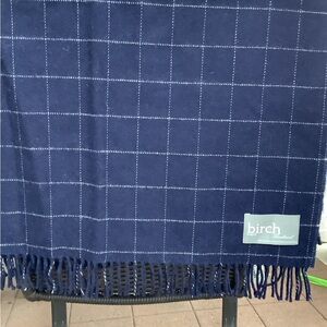 Birch new lambswool throw